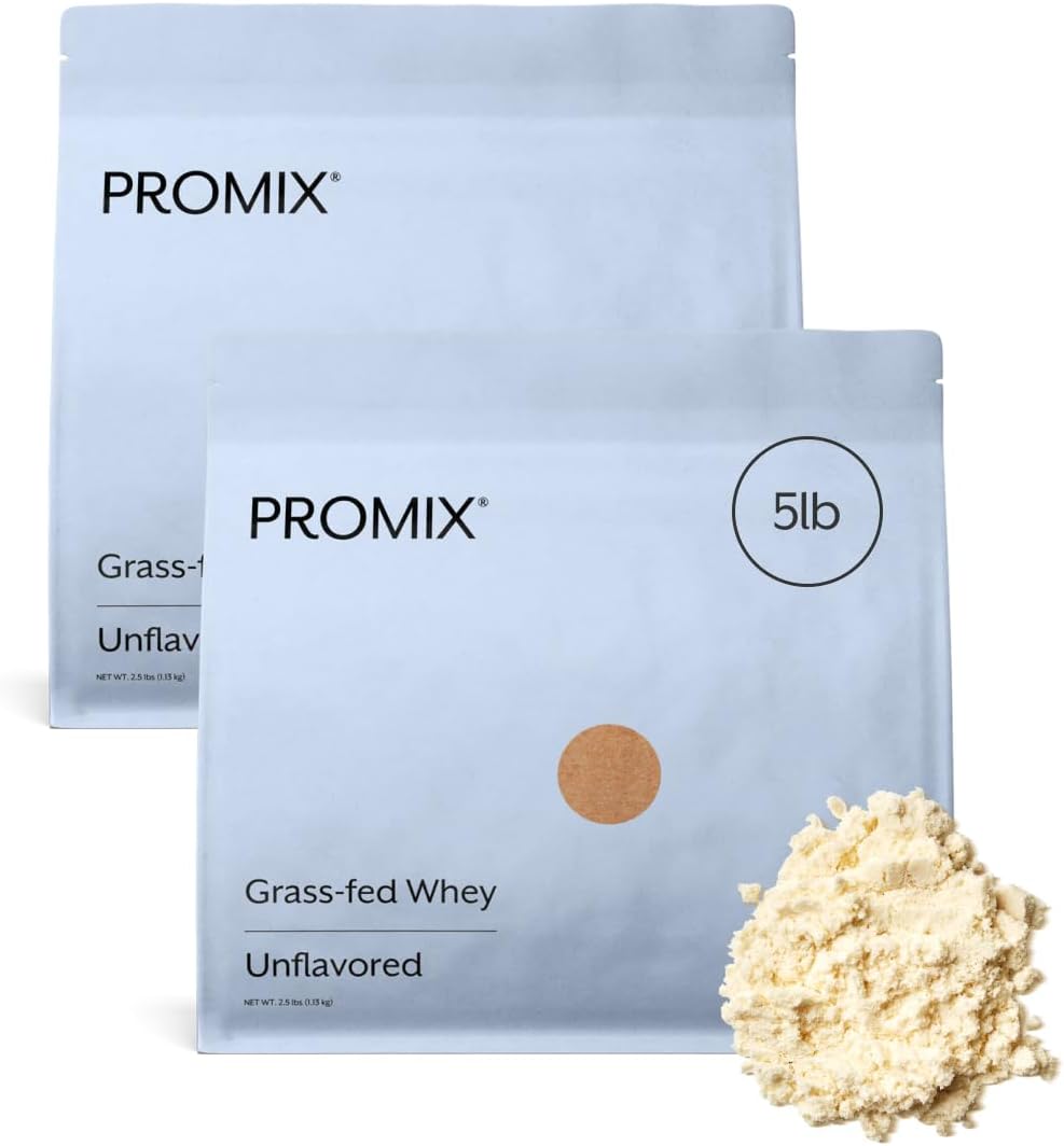 ProMix Nutrition Whey Protein Powder, Unflavored - 5 lb (Pack of 2)