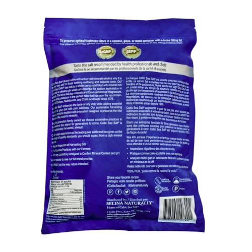 Celtic Sea Salt Light Grey Coarse, Unrefined Mineral Salt, Bulk 5 lb | Bulk coarse crystals with 70+ trace minerals for hydration, finishing, and everyday cooking; hand-harvested, lab tested