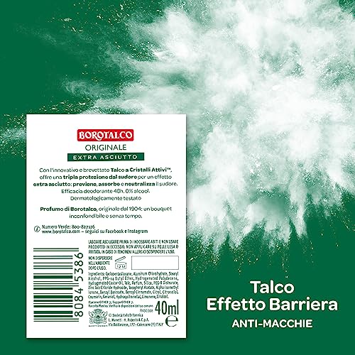 Borotalco: Deo Stick"original microtalc" 40 ml (1.35 fl.oz)