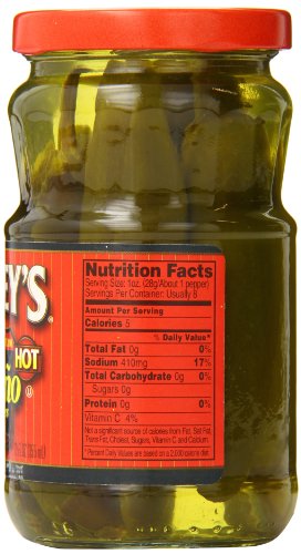 Trappey's Jalapeno Peppers Whole, 12 Ounce