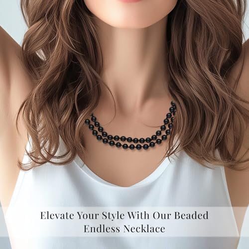 SHOP LC DELIVERING JOY Gemstones Beads Beaded Necklace for Women Jewelry Size 34" Birthday