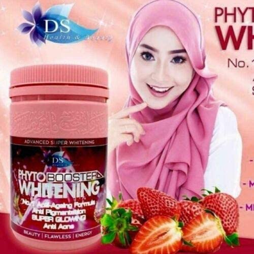 QGS Phyto Booster Whitening Anti-Aging Formula - Advanced Collagen for All Skin Tones, 120ml Powder