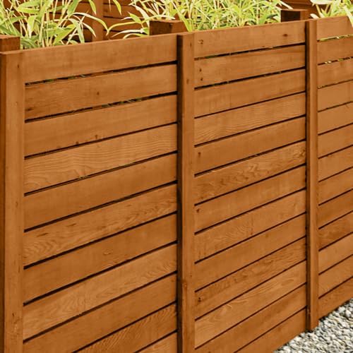 Flood CWF-UV 5 gal Honey Gold Transparent Exterior Wood Stain & Sealer | Oil-Based Penetrating Deck, Fence & Siding Stain, Water Repellent UV