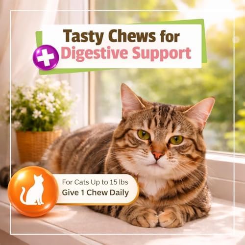 Pet Naturals Calming Chews for Cats, Anxiety Relief with Gentle Ingredients for Thunder, Fireworks, Travel, Grooming, Calming Pet Treats, Chicken Flavor, 30 Count