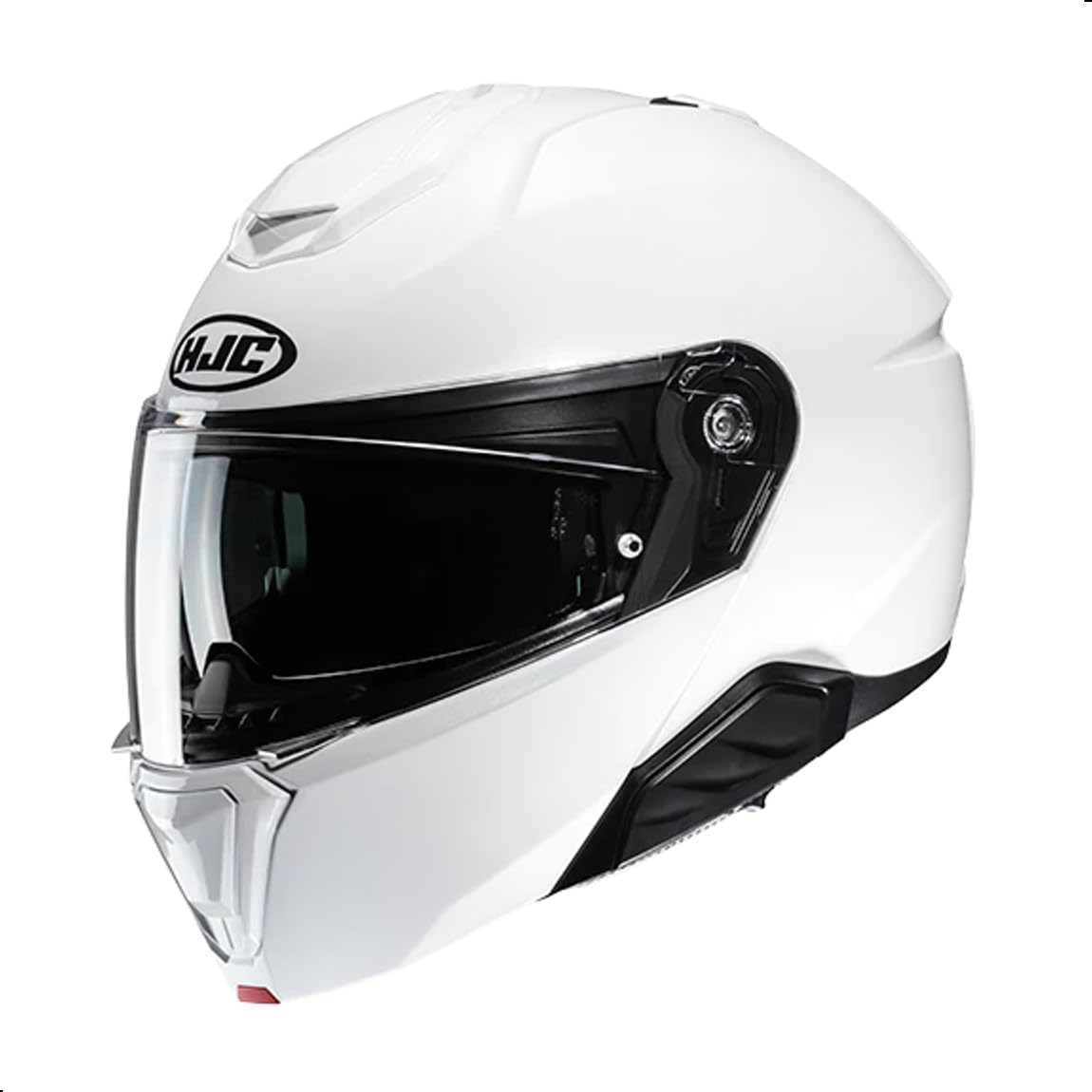 HJC i91 Solid Modular Motorcycle Helmet with HJ-33 Pinlock Shield, DOT Approved (Semi Flat Black, Medium)