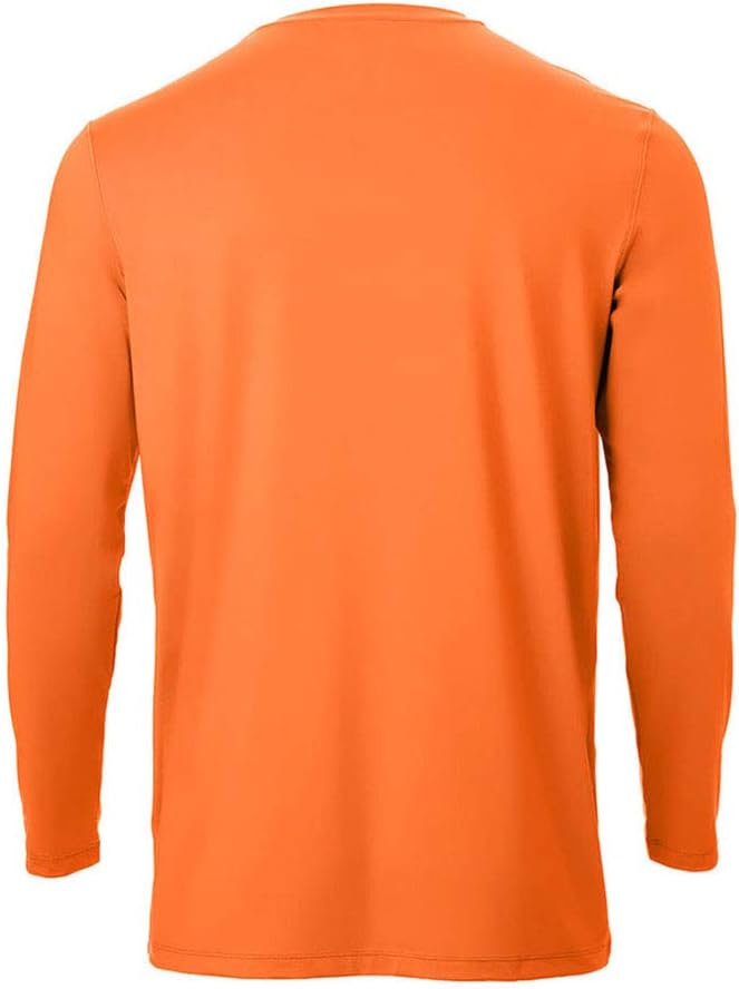 Arctic Cool Men’s Crew Neck Instant Cooling Pocket Workwear Moisture Wicking Performance UPF 50+ Long Sleeve Shirt