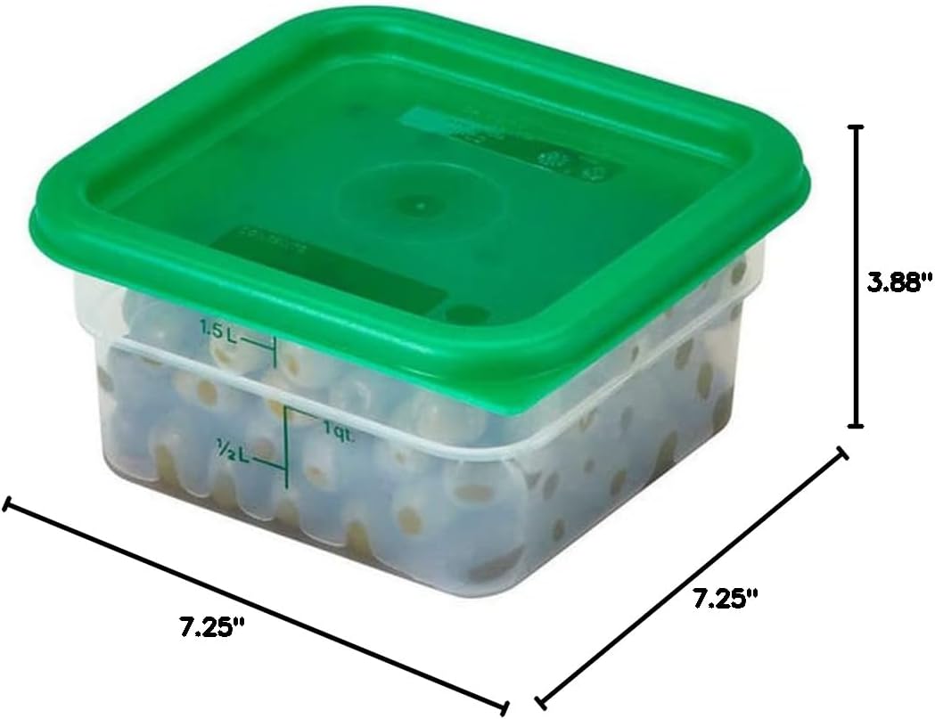 Cambro 2Sfspp190, 2 Qt Polypropylene Food Storage Container - Camsquare
