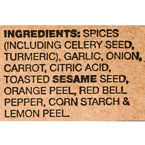 Lawry's Salt Free 17 Seasoning, 10 oz - One 10 Ounce Container of 17 Seasoning Spice Blend Including Toasted Sesame Seeds, Turmeric, Basil and Red Bell Pepper for Seafood Poultry and Beef