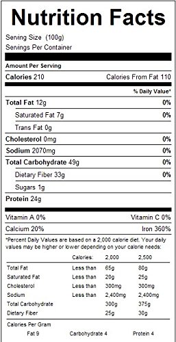 Baking Cocoa Powder (Black Onyx Cocoa, 1 Lb)