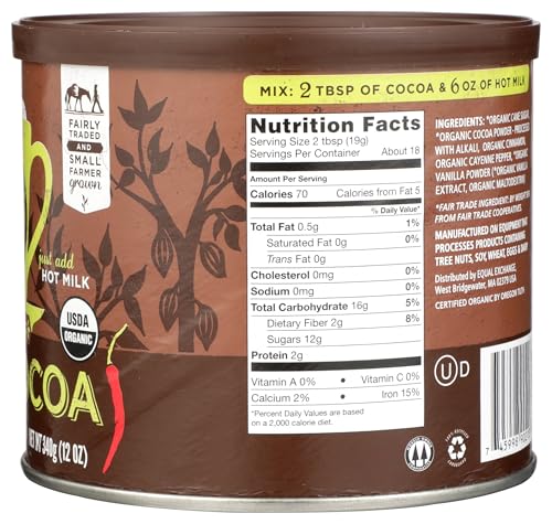 Equal Exchange, Cocoa Powder Baking Unsweetened Organic, 8 Ounce
