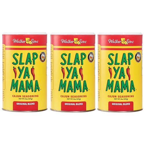 Slap Ya Mama Cajun Seafood Boil, 1 lb - Pack of 3 | 3 1 lb bags of Cajun seafood boil seasoning for crawfish, shrimp, crab, corn, potatoes, and sausage.