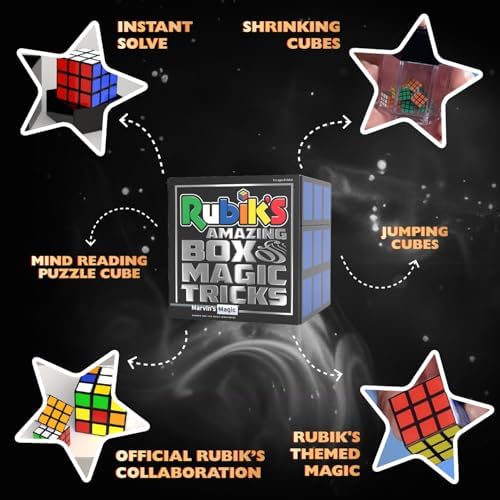 Marvin's Magic - Rubik's Amazing Box of Magic Illusions - Magic Set for Kids, Rubik's Set - Tricks for Children