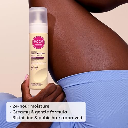 eos Shea Better Shaving Cream for Women - Vanilla Bliss, Shave Cream, Skin Care and Lotion with Shea Butter and Aloe, 24 Hour Hydration, 7 fl oz, Pack of 5
