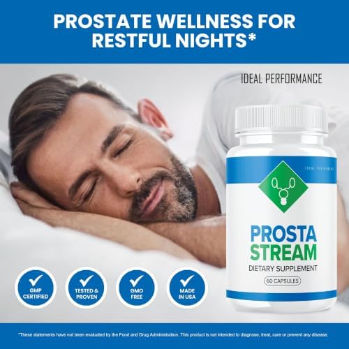 Ideal Performance (2 Pack) Prosta Stream Prostate Supplement Prostastream Pills (120 Capsules)