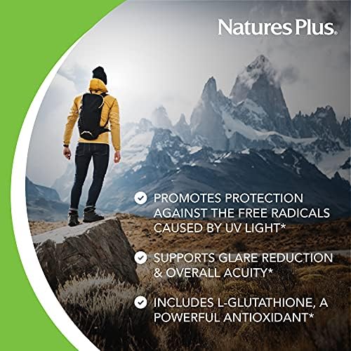 NaturesPlus Lutein Rx-Eye - 60 Capsules - Eye Function Support Supplement with Zeaxanthin & Antioxidants - Gluten Free - 20 Servings