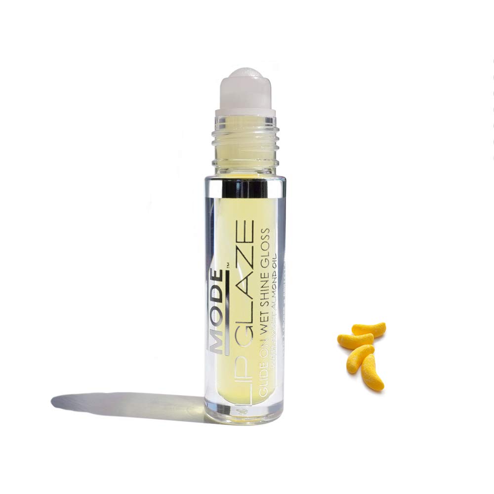 MODE Lip Glaze Cotton Candy Flavored Lip Gloss, Hydrating Sheer Wet Shine, Skincare Fruit Oils