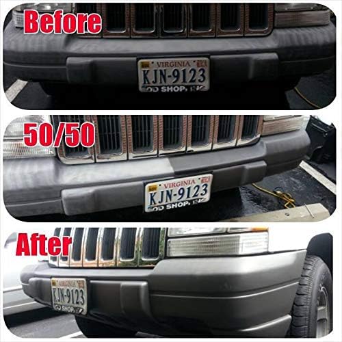 RUGGED RESTORE Trim Coat Plastic Restorer Kit | Restores Dull Faded Dried Out Interior Exterior Plastic Vinyl Rubber Trim Flares Fenders Bumpers