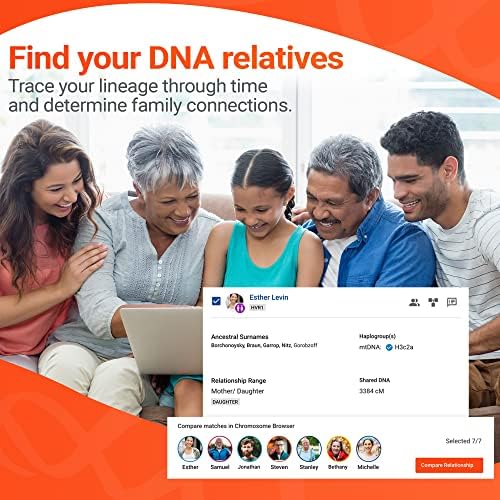 Family Finder Ancestry & DNA Test, Swab Collection Kit | Expertly Processed DNA Ancestry Test Kit, Discover Your Origins and Geographic Roots