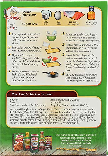 Tony Chacheres Mix Fish Fry Seasoned Pack of 2