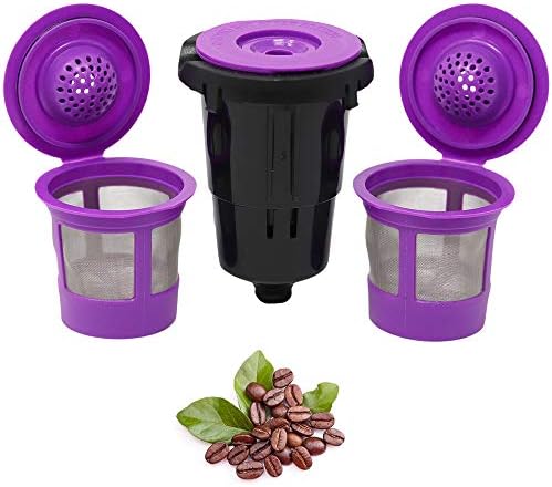 Reusable K Cups for Keurig K-Mini, K Mini Plus & K-Express with Adapter