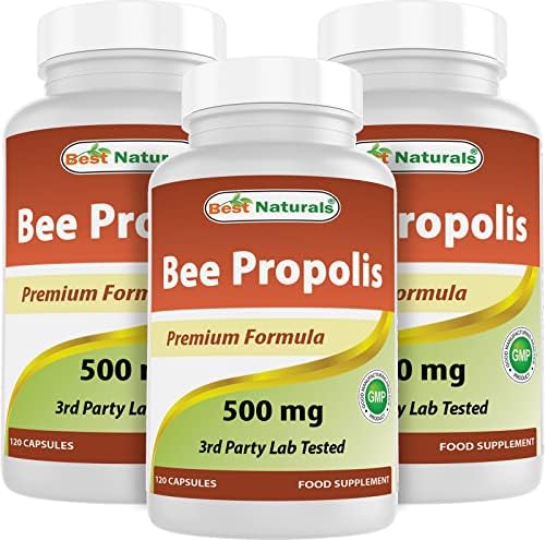 Best Naturals Bee Propolis 500 mg 120 Capsules