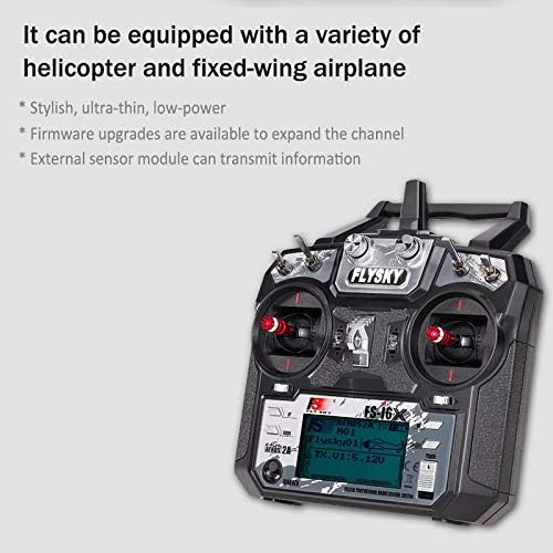 GoolRC Flysky FS-i6X 2.4GHz 10CH AFHDS 2A RC Transmitter Controller with FS-iA10B Receiver for RC Drone Airplane Helicopter