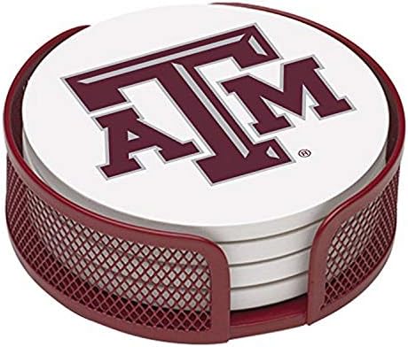 Thirstystone Stoneware Coaster Set, Texas AandM Pattern