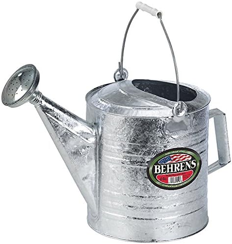 Behrens High Grade Steel 210 2.5 Gallon Hot Dipped Galvanized Steel Watering Can