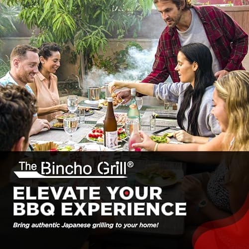 The Bincho Grill Binchotan Charcoal 11 lbs – Premium Japanese Grill Style Hardwood, 95% Carbon, Smokeless High-Heat, Long Burn for Yakitori
