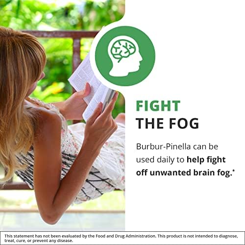 NutraMedix Burbur-Pinella Brain Health Supplements for Adults - Combat Brain Fog & Promote Nerve Support - Aid A Healthy Full Body Detox Cleanse