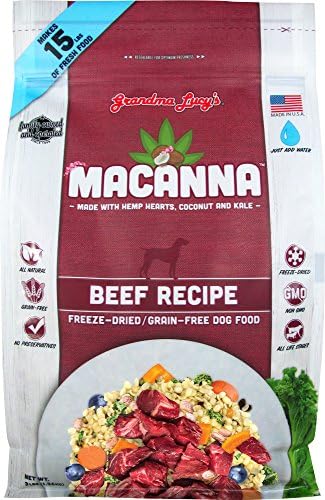 Grandma Lucy's Macanna Dog Food, Grain Free and Freeze-Dried - Salmon Recipe, 3Lb Bag