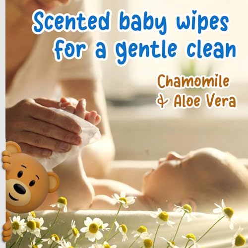 Ricitos de Oro Baby Wipes | Chamomile & Aloe Vera | 80 ct | 6-Pack