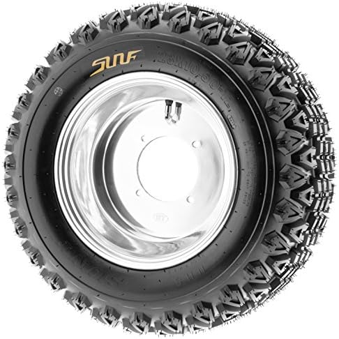SunF 22x11.00-10 Golf Cart Tire, Lawn Garden Tire 22X11-10, G003, Rim(s) NOT included