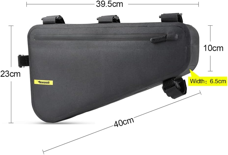 Rhinowalk Bike Frame Bag Bike Triangle Bag Waterproof top Tube Under The Bag, Suitable for Road Mountain Bike Sports, Gravel Bike