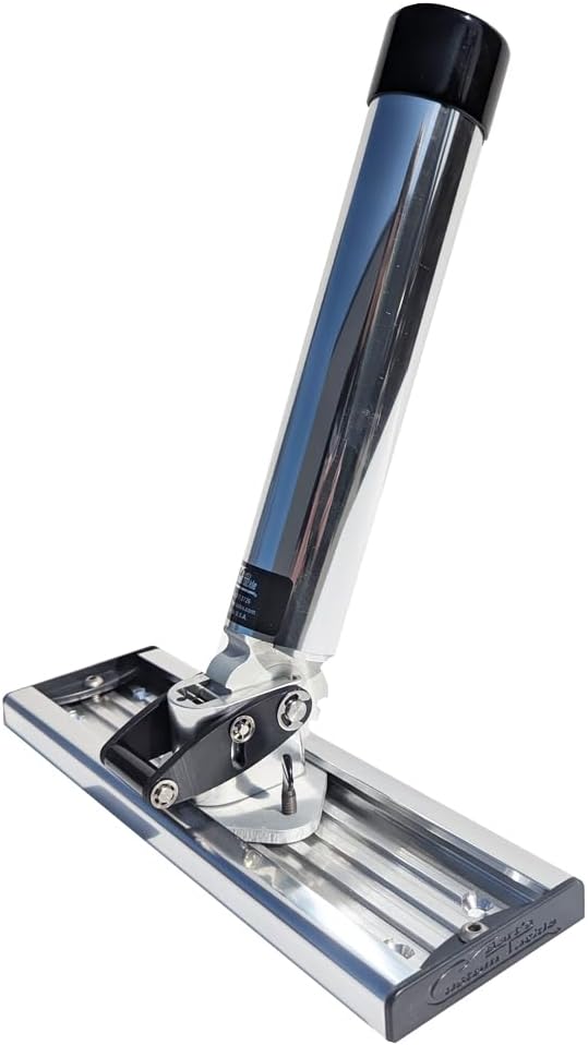 Bert's Custom Tackle 6" Boat Track System Mounting Track, Buff Brite