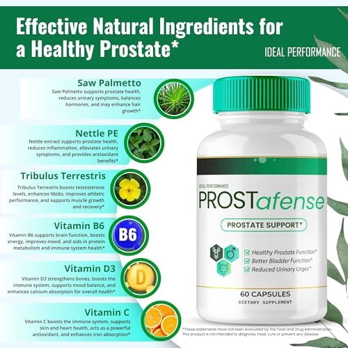 Prostafense Prostate Health Supplements for Men Capsules, Official Prostafense All Natural Support Pills - Maximum Strength