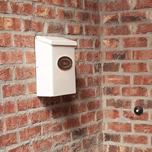Gibraltar Mailboxes Designer Locking Medium Capacity Galvanized Steel Venetian Bronze, Wall-Mount Mailbox, DMVKGV04