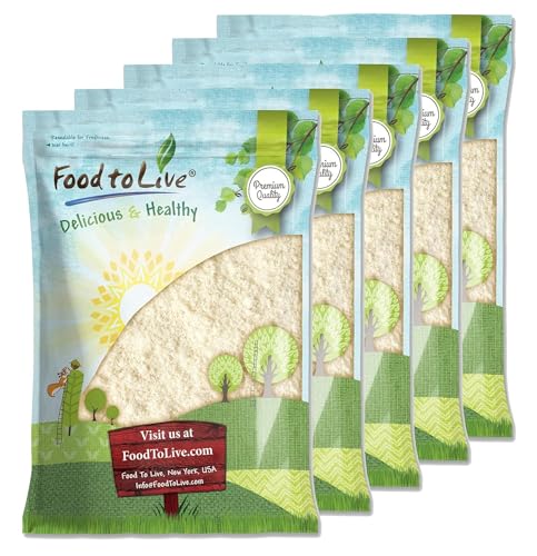Food to Live - Blanched Almond Flour, 12 Pounds Non-GMO Verified, Finely Milled, Raw, Vegan, Keto, Paleo, Bulk, Low Sodium, Low Carb. Good Source of Fiber, Protein, Vitamin E, Copper.