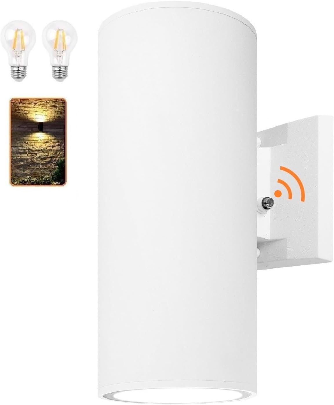 Dusk to Dawn Outdoor Wall Sconce, Waterproof Exterior Light Fixture