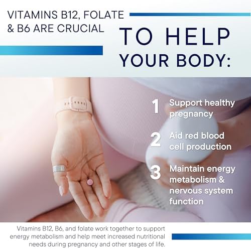 BIOTICS RESEARCH B12-2000™ Vitamin B12 2000 mcg, B6, Folate–B12 Sublingual Lozenges, Methylation Support Supplement, High Potency