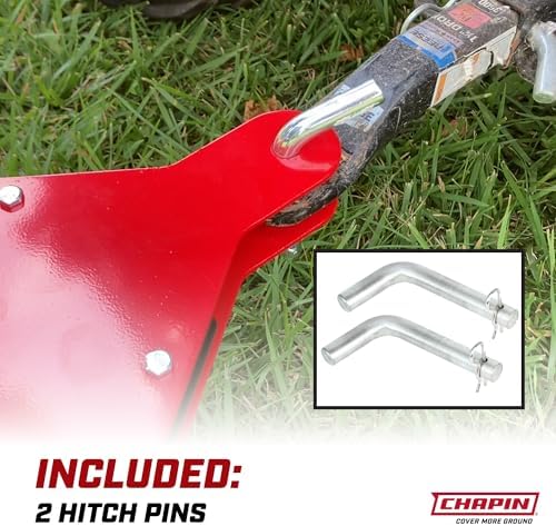 Chapin Tow-Behind Turf Spreader with Auto-Stop Waste-Free Coverage | 150-lb capacity, ATV/UTV/lawn tractor compatible, dual-impeller system