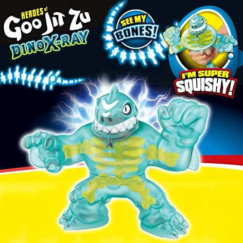 Heroes of Goo Jit Zu Dino X-Ray, Action Figure - Thrash The Shark, Multicolor (41186)