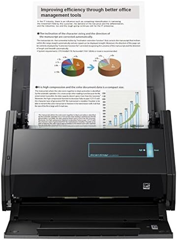Fujitsu ScanSnap iX500 Color Duplex Desk Scanner for Mac and PC (Renewed)