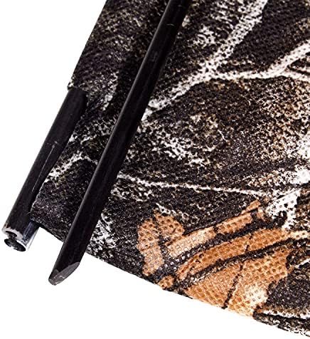 Allen Company Portable Ground Blind for Turkey and Deer Hunting - Outdoor Shooting Gear - Comes with Stakes for Easy Set Up - Realtree Edge Camo