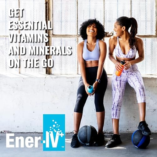 Ener-IV Electrolyte Drink Mix, Natural Flavors - Mixed Berry, 45 Servings