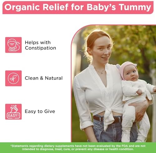 Wellements Organic Constipation Relief for Infants Babies & Toddler 4 Fl Oz