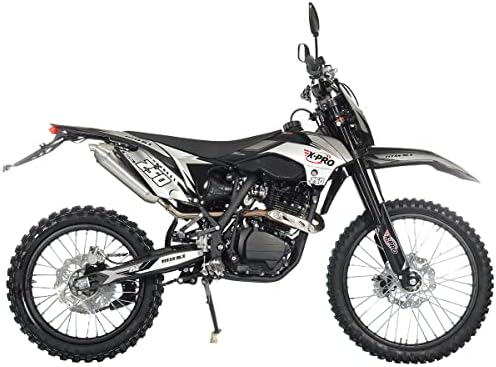 X-PRO Titan DLX 250cc Gas Dirt Bike Pit Bike Adult Bike,Big 21"/18" Wheels, Zongshen Engine! (Green)