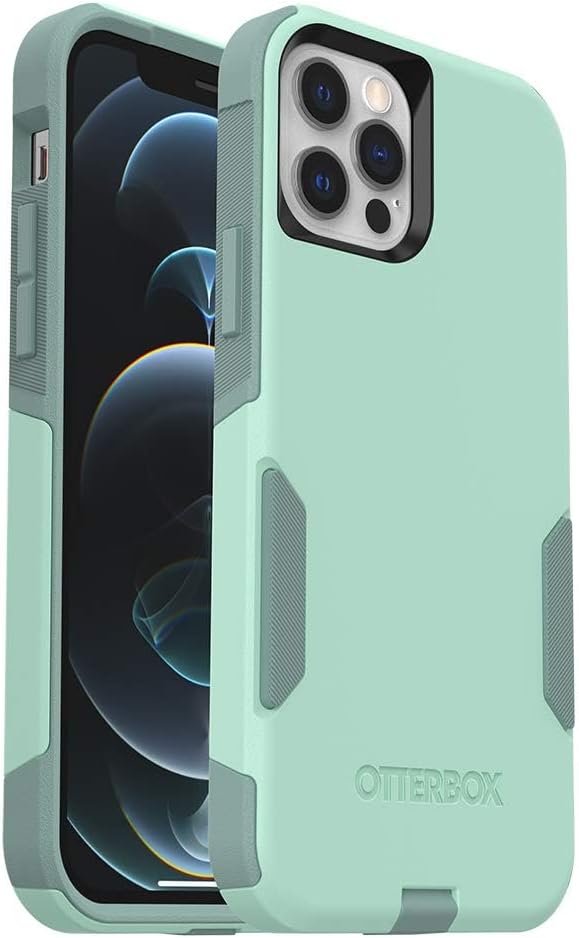 OtterBox iPhone 12 & iPhone 12 Pro Commuter Series Case - Black, Slim & Tough, Pocket-Friendly, with Port Protection