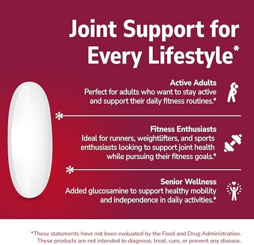 21st Century Glucosamine Chondroitin Triple Strength 750mg/600mg, 150ct | Triple-Strength Glucosamine 750 mg & Chondroitin 600 mg, Joint Health