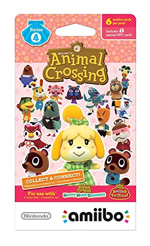 Nintendo Animal Crossing Cards Series 4 (Pack of 6 Cards) and Mario Sports Superstars amiibo (Pack of 5 Cards) - Bundle - Nintendo Switch